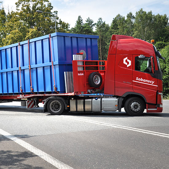 TRANSPORT DE MARCHANDISES DE GRANDE TAILLE